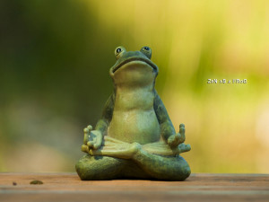 Wallpaper Wednesday: Zen As A Frog Zenplicity Wallpaper