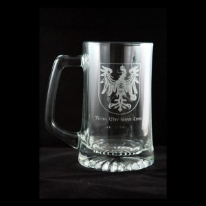 Custom Engraved 25 oz. Glass Beer Mug - Groomsmen & Bachelor Party ...