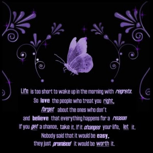 purple quote