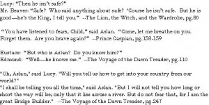 Quotes from Narnia