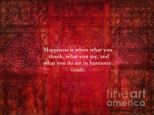 Inspirational Gandhi Quote Print by Marigold Winterstamp