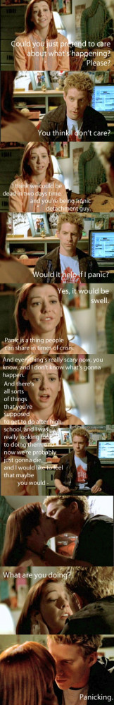 Willow and Oz panicking.~~Love Oz: Oz Buffy, Buffy Angels, Willow ...