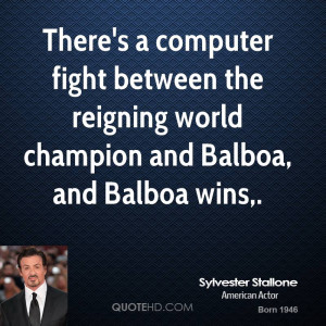 There's a computer fight between the reigning world champion and ...