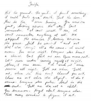 Sharon Van Etten Shares Handwritten Lyrics From Upcoming Album ...