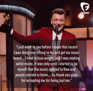 ... Inspiration Quotes, Inspiration People, Changing Sam, Love Sam Smith