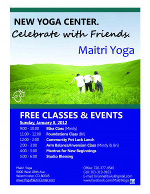 Maitri Yoga’s Grand Opening Celebrations!