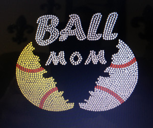 Diamonds Are A Girls Best Friend Softball Bling baseball/softball mom