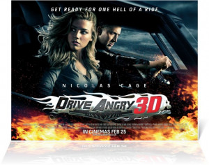 drive angry movie poster XL - Hell Driver 3D