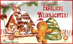 Wish all your german acquaintances a Merry Christmas with this cute ...