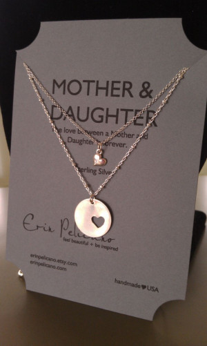 Mother+Daughter+Necklace+Set+//+Inspirational+by+erinpelicano,+$85.00
