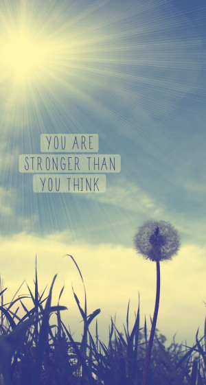 inspiring quotes! You Are Strong - iPhone Inspirational & motivational ...