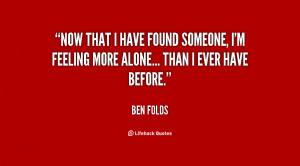 That I Found Someone Quotes