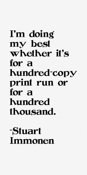 Stuart Immonen Quotes & Sayings