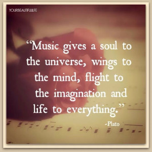 Ahhh...music. The sweet sound of music.