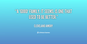 Good Family Quotes