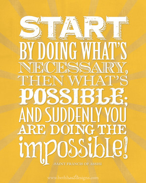 Monday Motivation - Doing the Impossible