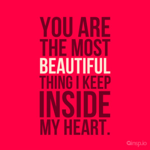 ... for this image include: beautiful, yourself, cute, heart and inside