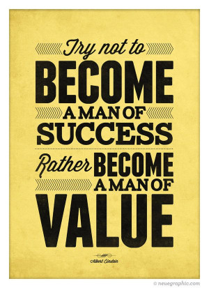 Albert Einstein quote poster