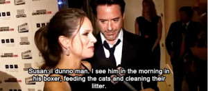 Susan Downey on what makes Robert so (un)cool. [ x ]
