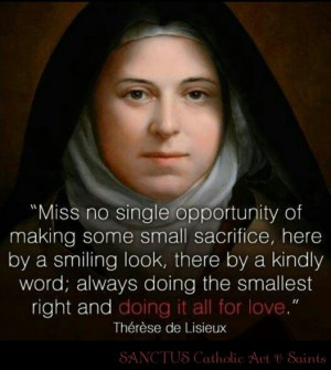 St. Terese quote