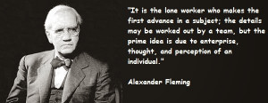 Quotes of Alexander Fleming excellent Saying