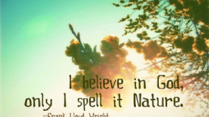 famous sayings nature