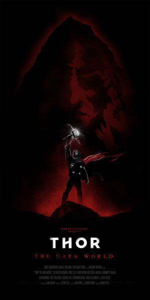 Awesome Illustrated ‘Thor: The Dark World’ Posters Featuring Chris ...