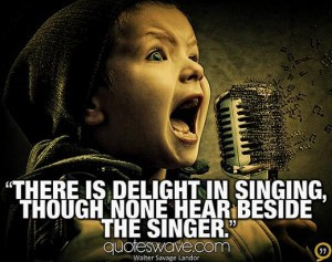 singing quotes