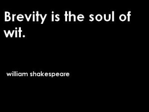 Brevity Quotes