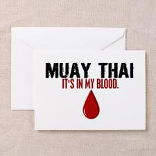 Muay Thai Greeting Cards
