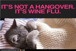 It's not a hangover, it's wine flu