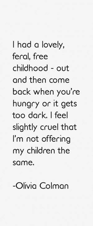 dark i feel slightly cruel that i m not offering my children the same