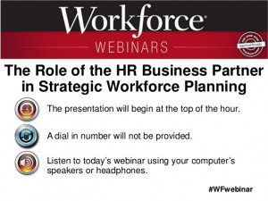 Role of the HR Business Partner in Strategic Workforce Planning