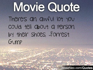 Forrest Gump Quotes About Shoes