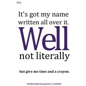 Hell Yes Doctor Who Quotes by None, via Polyvore