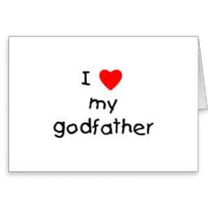 Love My Godfather Greeting Card