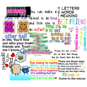 BFF Quotes - Polyvore