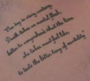 death quote tattoo by mzxiii tattoo quotes about family death quotes ...