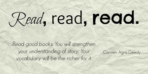 Dictionary.com's Photo from Facebook #READ quote by Carmen Agra Deedy