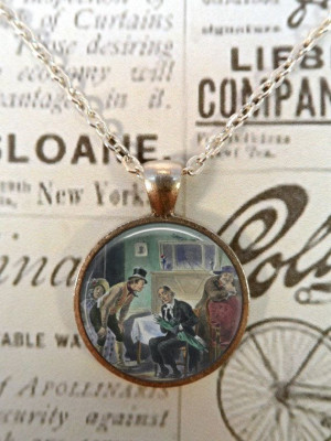 Charles Dickens Necklace, Bumble, Quote, Literature, Steampunk, Oliver ...