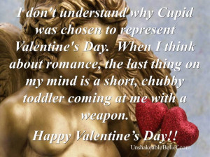 Don’t Understand Why Cupid Was Chosen To Represent Valentine’s ...