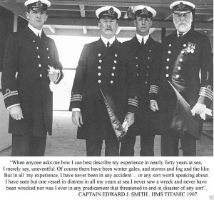 Titanic Captain Edward Smith 1907 Quote Reprint Photo
