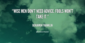 Funny Quote Wise Men Fools