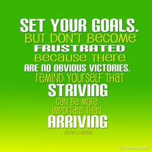 Set Your Goals | Creative LDS Quotes