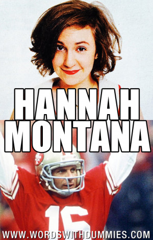 Hannah Montana Words With Dummies