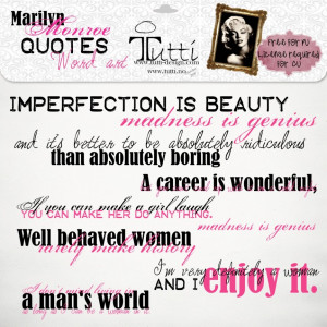 ... Quotes » Marilyn Monroe Sayings About Life In Emo Theme Design Image