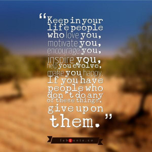 People who make you happy quote