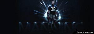 Peyton Manning Colts Facebook Cover