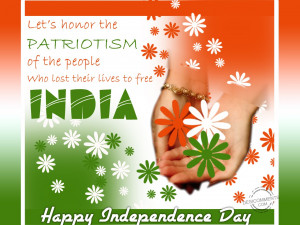 Happy Independence day -India