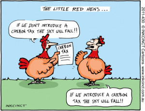 Cartoon Red Hen The little red hens.